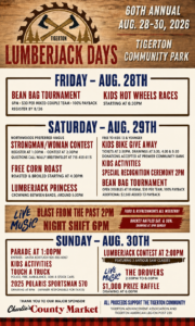 Tigerton Lumberjack Days 2026